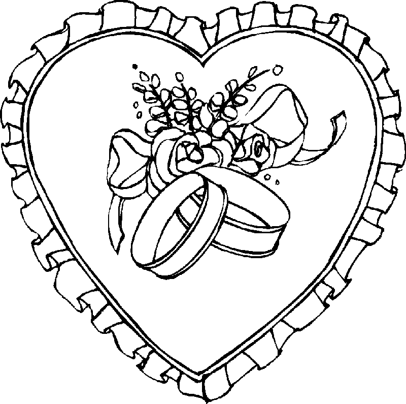 Plansa de colorat cu Valentines day 222 108